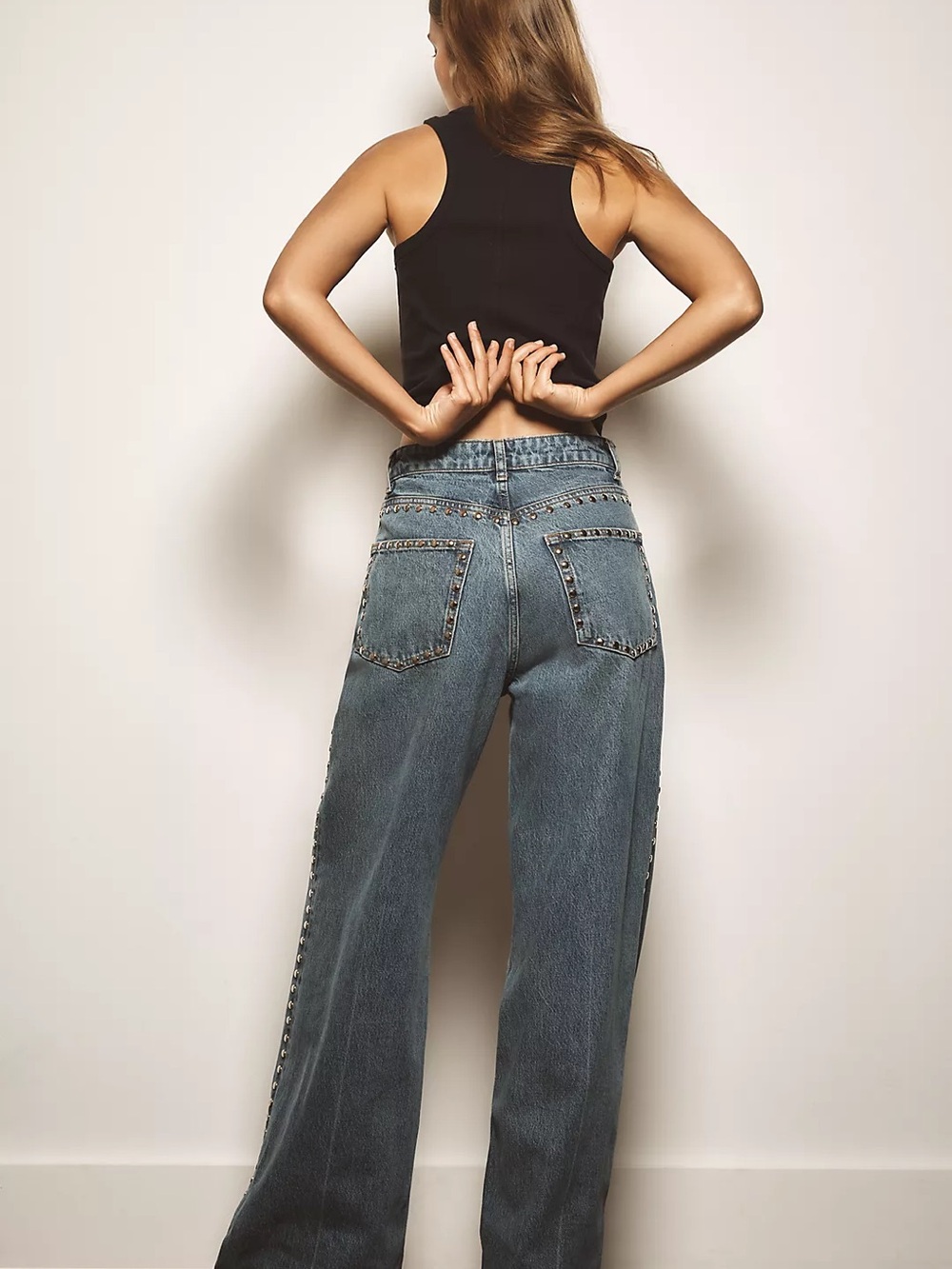 NWT Reformation Cary High-Rise Slouchy Wide-Leg Jeans - Picture 4 of 14
